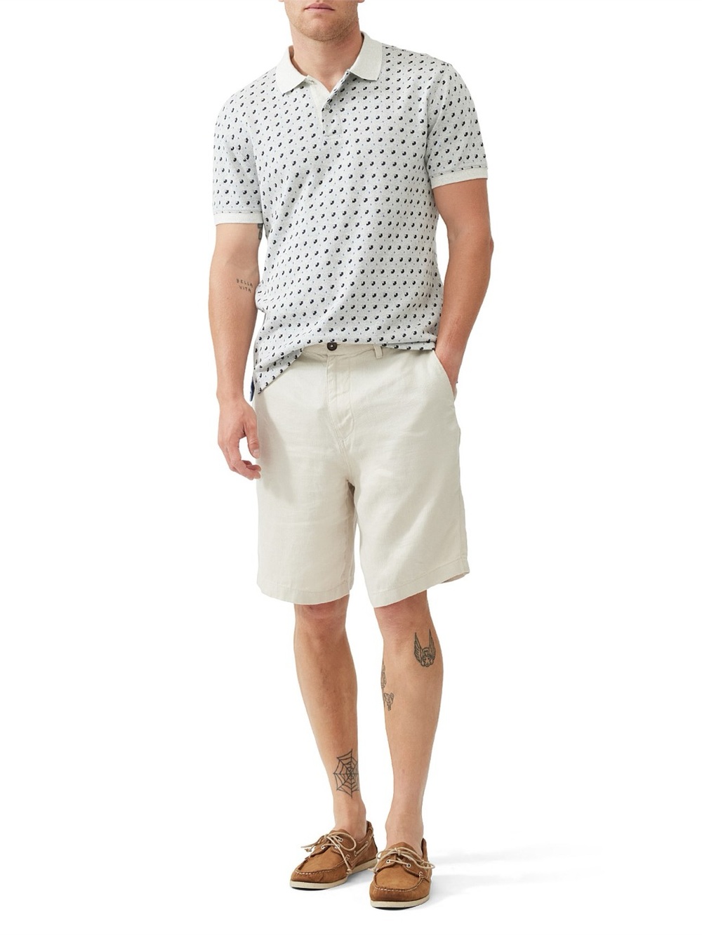 RODD & GUNNWESTLOCK Westlock Relaxed 9" Shorts in Straw 34